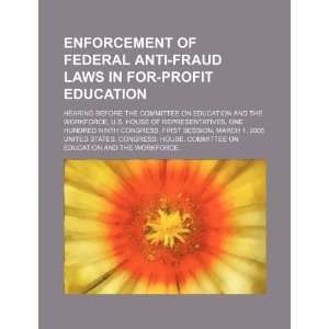  Enforcement of federal anti fraud laws in for profit 