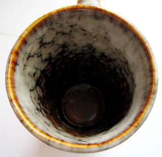 Tall Ceramic Latte Coffee Mug Cup Marbled Glaze Too Much Of Good Thing 