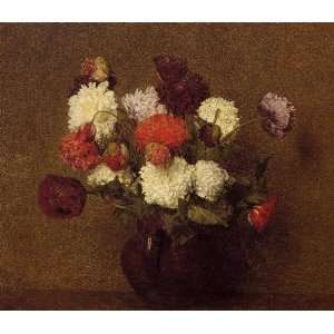   Théodore Fantin Latour   32 x 28 inches   Flowers.
