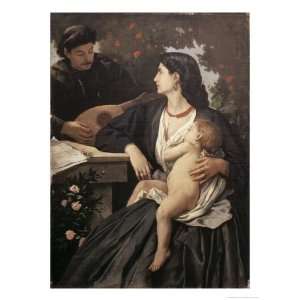   Player Giclee Poster Print by Anselm Feuerbach, 18x24