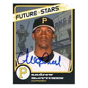 Andrew McCutchen Autographed / Signed 4x5 Card