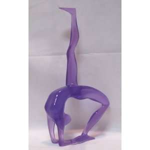   Figure Purple Eka Pada Viparita Dandasana Pose 7 Y p7 