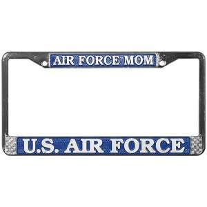 USAF AIR FORCE MOM MOTHER AUTO LICENSE PLATE FRAME VR2  