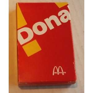  Vintage Mcdonalds Promotional Playing Cards Everything 