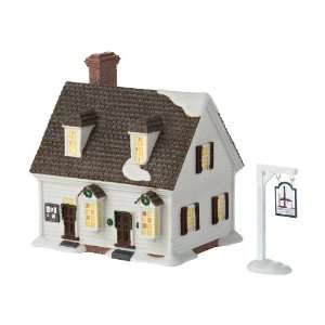  Dept 56 Williamsburg Village Printing Office and Post 