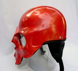 Motorcycle Helmet *Skeleton Skull Custom 3D Airbrush*  