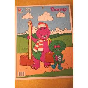  Barney and Baby Bop on a Holiday Ski Vacation Puzzle in 