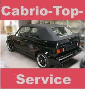 VW GOLF 1 CABRIO CAPOTE CABRIOLET PVC NEUVE  