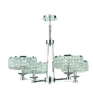  Group 804 CH CL MWP Polished Chrome Chelsea Four Light Majestic Wood