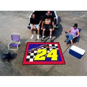  NASCAR Jeff Gordon #24 Tailgater 5 x 6 Rug Mat Sports 