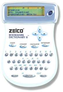   & NOBLE  Zelco Electronic Bookmark Dictionary Version II by Zelco