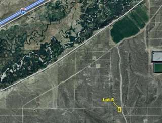   area showing Elko interstate 80 location of airport and lot 5 for sale