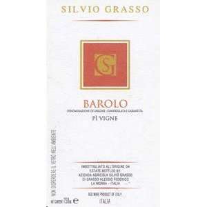    Silvio Grasso Barolo Pi Vige 2005 750ML Grocery & Gourmet Food