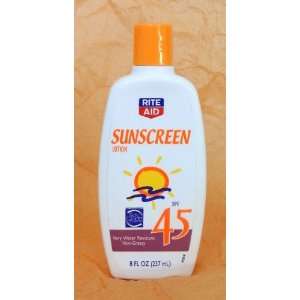  SPF 45 LOTION SUNSCREEN, Water Resistant, Broad Spectrum 
