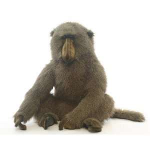    Hansa Baboon Monkey Stuffed Plush Animal, Sitting Toys & Games
