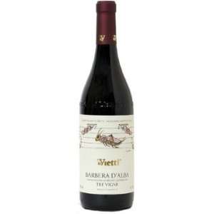  2009 Vietti Tre Vigne Barbera DAlba Doc 750ml Grocery 