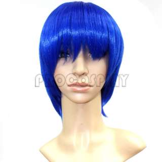 Vocaloid Kaito cosplay costume && Headphone && Wig  