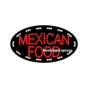  Animated Mexican Food LED Sign 