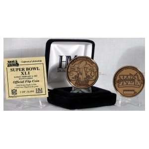  Super Bowl XLI Bronze Flip Coin 