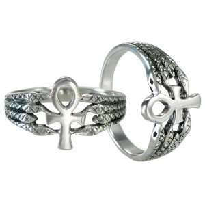   Ankh Serpent Ring for Men or Women (available 4 15) sz 12 Jewelry