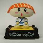 Japanese Style Sushi Boy Solar Power Swing Toy 02  