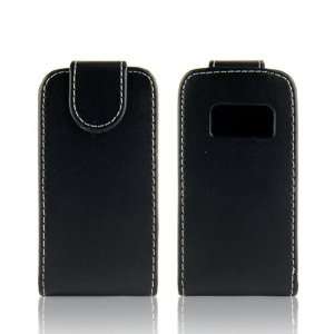 WalkNTalkOnline   Nokia C6 01 Black Specially Designed Leather Flip 