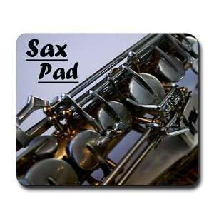  Sax Pad Music Mousepad by  