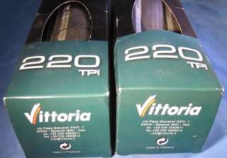 New Vittoria Diamante Pro II Road Bike Tires 700 x 23c Folding 220 tpi 