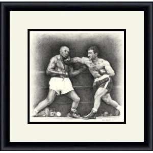   Rocky Marciano by Allen Friedlander   Framed Artwork