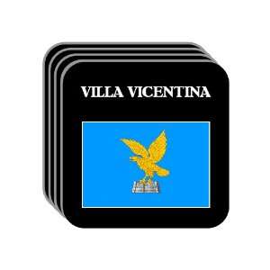     VILLA VICENTINA Set of 4 Mini Mousepad Coasters 