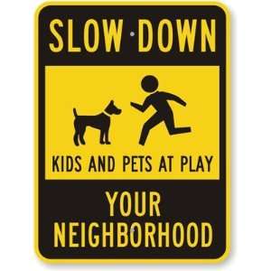  Slow Down   Kids And Pets At Play   Your Neighborhood 