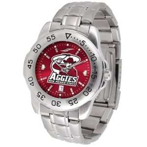 New Mexico State Aggies NCAA AnoChrome Sport Mens Watch (Metal Band 