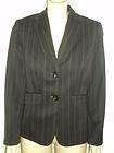 Womens Ann Taylor Dark Brown Corduroy 6 Button Blazer Jacket/Coat Sz 