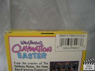 Claymation Easter VHS Will Vinton 012232744836  