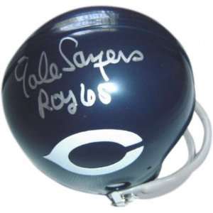 Gale Sayers Chicago Bears Autographed Throwback Mini Helmet w/ ROY 