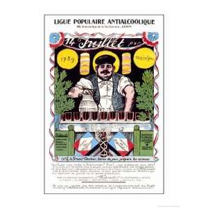  Ligue Populaire Antialcoolique, c.1920 Giclee Poster Print 