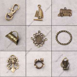Vintage Style Antique Brass Bronze Jewelry Findings Charm & Pendant 