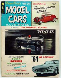 Vintage Model Cars Illustrated Magazine April 1964  