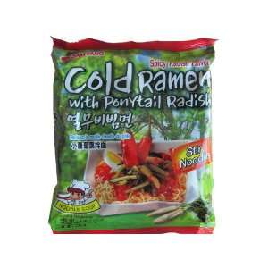 Samyang Cold Spicy Radish Flavor Ramen Noodle, 4.5 ounce Units (Pack 