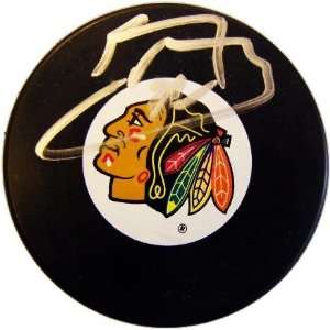  Signed Kris Versteeg Hockey Puck   Autographed NHL Pucks 