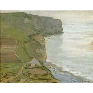  Cape Antifer, Etretat by Claude Monet. Size 30.00 X 23.38 