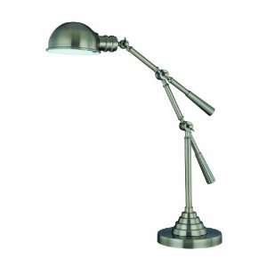   LS 20918AB Damek Metal Table Lamp, Antique Brass