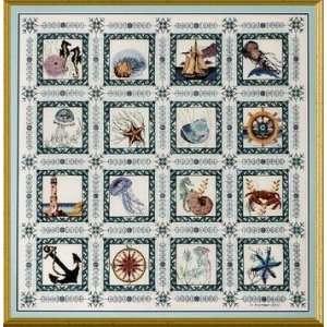  Sea Quilt   Cross Stitch Pattern Arts, Crafts & Sewing