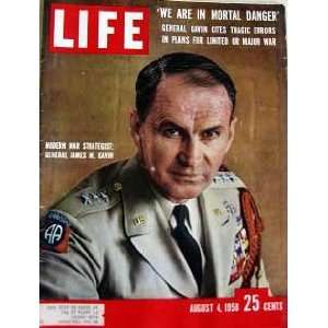   August 4, 1958    Cover General James M. Gavin Henry Luce Books