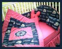 NEW baby crib bedding set m/w DALLAS COWBOYS HOT PINK  