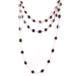 Dot to Dot Black Scatter Necklace with Earring Fashion Jewelry mothers 