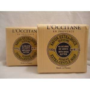  L`Occitane   Shea Butter Extra Gentle Soap Verbena (Set of 