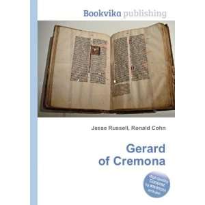  Gerard of Cremona Ronald Cohn Jesse Russell Books
