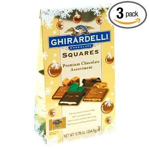 Ghirardelli Chocolate Squares, Premium Assortment, 8.91 Ounce Packages 