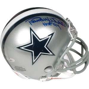 Randy White Dallas Cowboys Autographed Mini Helmet with HOF 94 